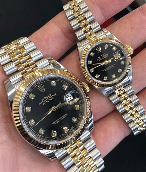 rolex his and her set|his and hers watches.